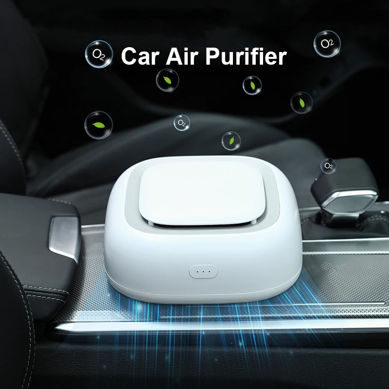 

RIGOGLIOSO Air Purifier with Washable Filter Negative Ion Purifier Washable Air Filter Battery 4000mah Odor Eliminator for Home