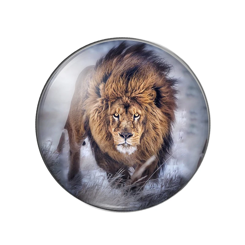 Лесной животное Лев Тигр Leopar 12 мм/18 мм/20 мм/25 мм Круглый Кабошон для фотосъемки