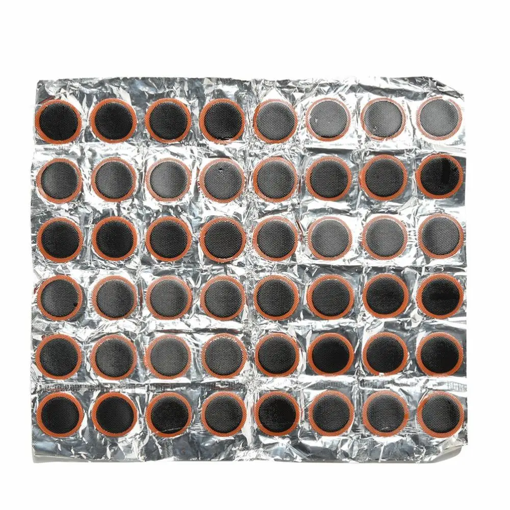 48 шт. Диаметр 2 5 см круглая велосипедная шина резиновая заплатка для шины набор