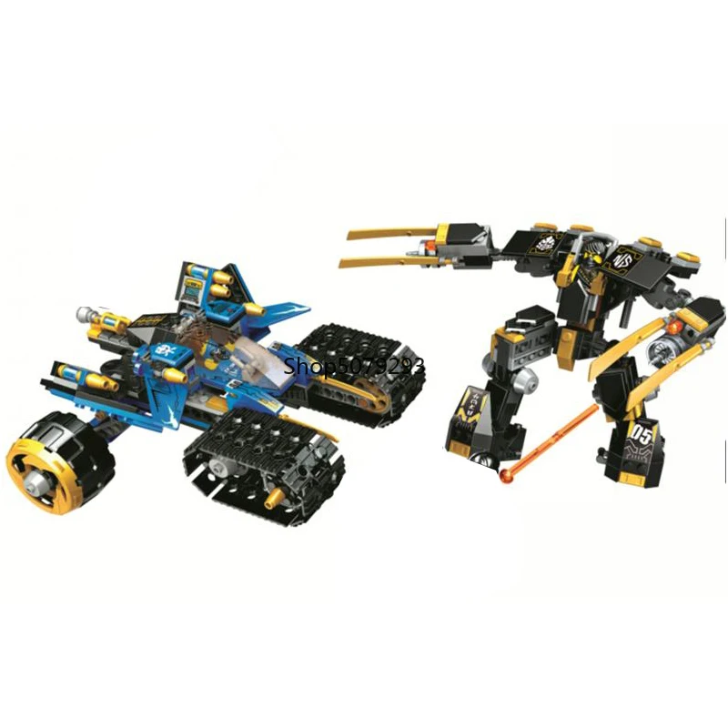 

610 шт., Детский конструктор «Thunder Raider»