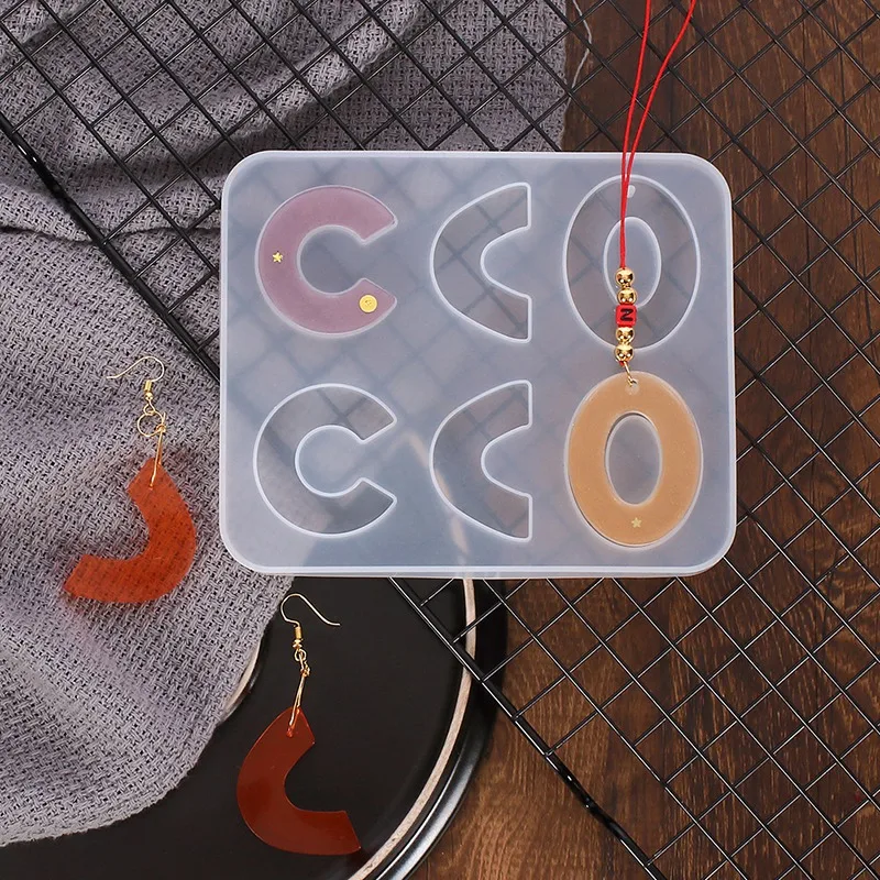 

Crystal Resin Mold Geometric Irregular Earring Necklace Mould Pendant Making Tool DIY Craft