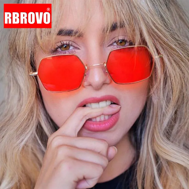 RBROVO квадратные очки в стиле ретро Для женщин 2021 Винтаж солнцезащитные