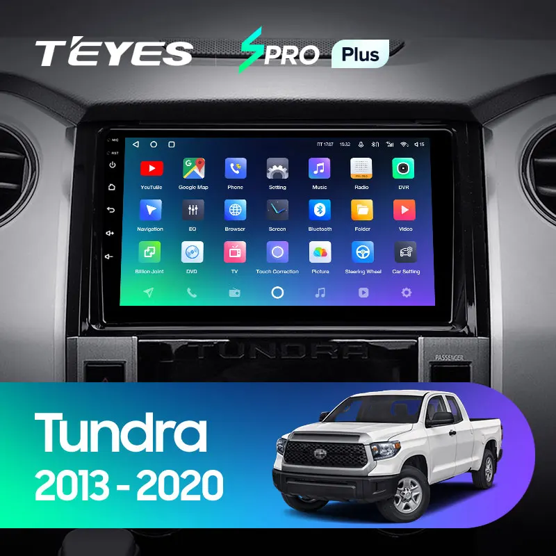 TEYES SPRO Plus Штатная магнитола For Тойота Тундра XK50 рестайлинг Toyota Tundra 2013 - 2020 Android 10 до
