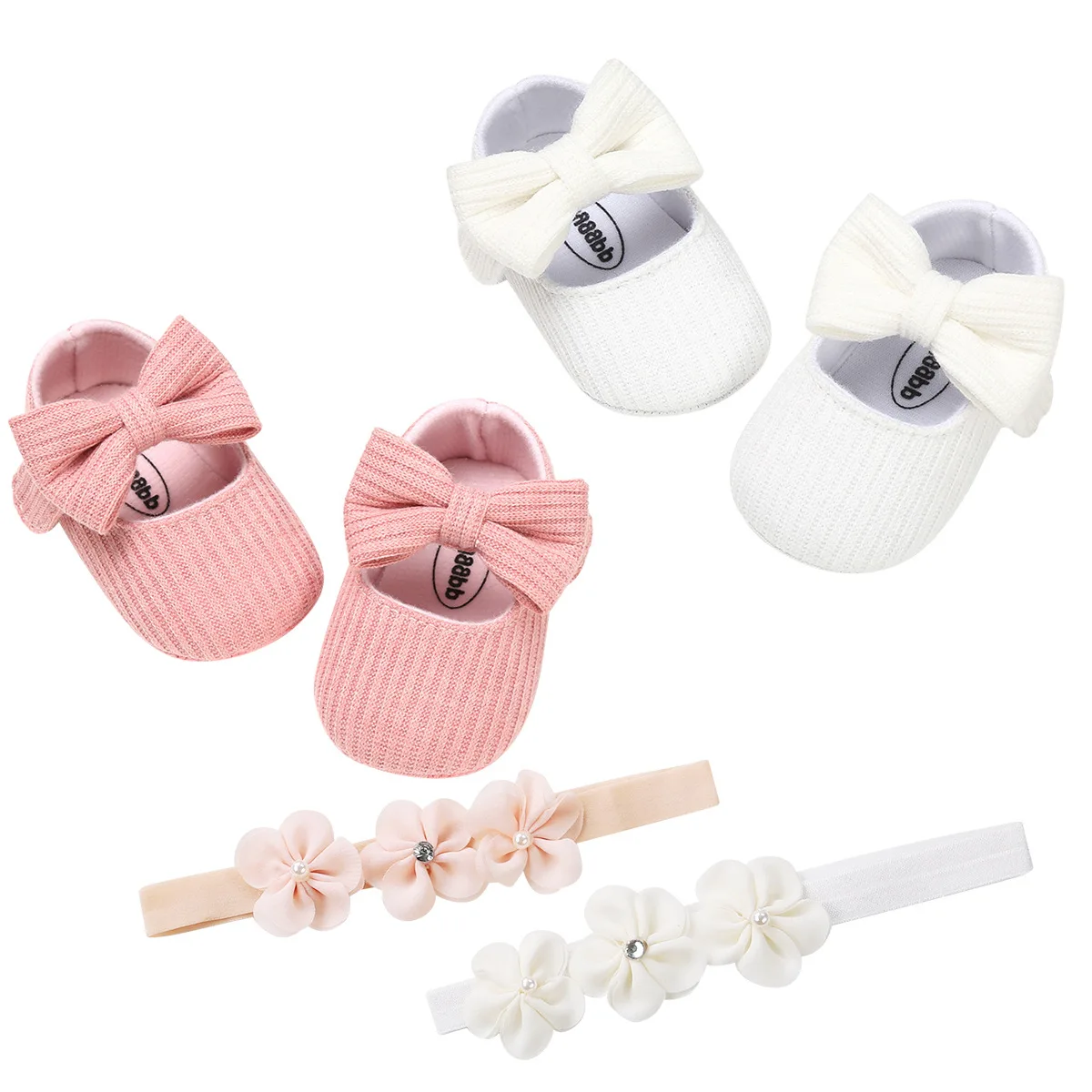

Baby First Walkers Autumn Spring Baby Shoes Infant Pram Baby Girls Princess Moccasins Bowknot Solid Soft Shoes