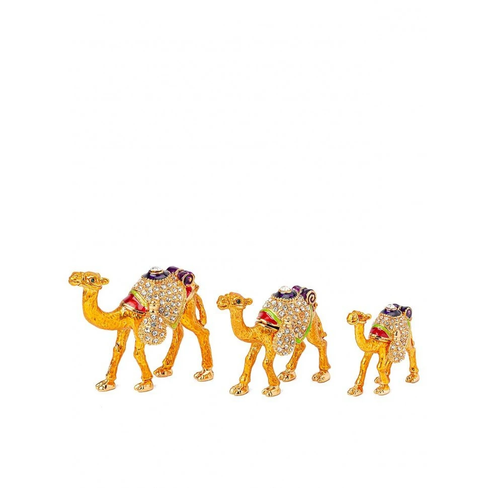 Шкатулка сувенирная металлическая S 4873 золотистый|Коробки и ящики для хранения| |