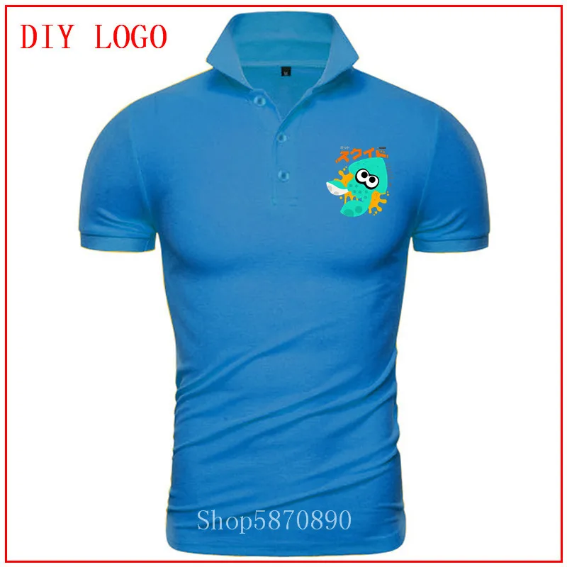 2020 подарок на день бойфренда кальмар KAWAII синяя футболка с принтом Футболка Топ