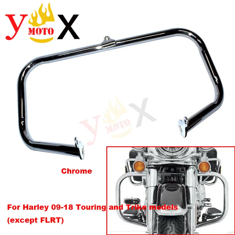

Engine Guard Buffer Bumper Highway Crash Bar For Harley Touring Electra Glide FLHTCU FLHTK FLHTC CVO Limited FLHTKSE 2009-2018
