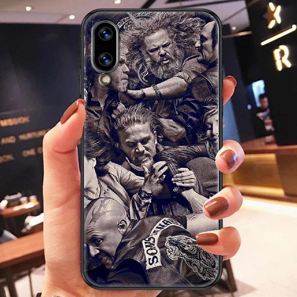 

Sons of Anarchy TV Phone case For Huawei Honor 6 7 8 9 10 10i 20 A C X Lite Pro Play black tpu Etui luxury bumper trend shell