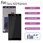 Оригинальный сенсорный ЖК-экран для SONY Xperia XZ2 Premium, дигитайзер в сборе для Sony XZ2 Premium, Замена ЖК-дисплея XZ2 Plus