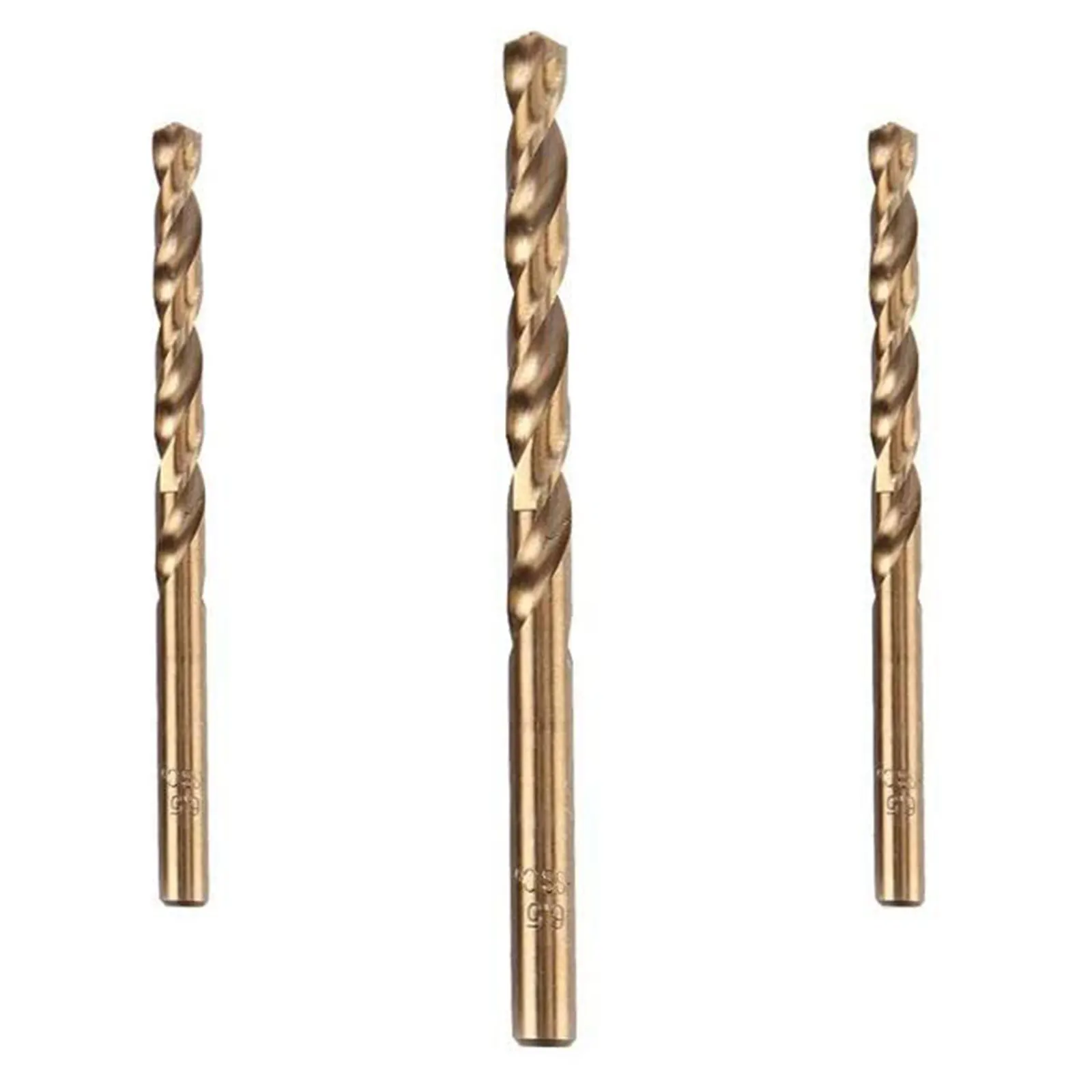 

13Pcs HSS Twist Drill Bit Set M35 Cobalt Steel High Speed Steel Titanium Drill Bit Tool Shank 1.5mm-6.5mm for Drilling Tool Wood