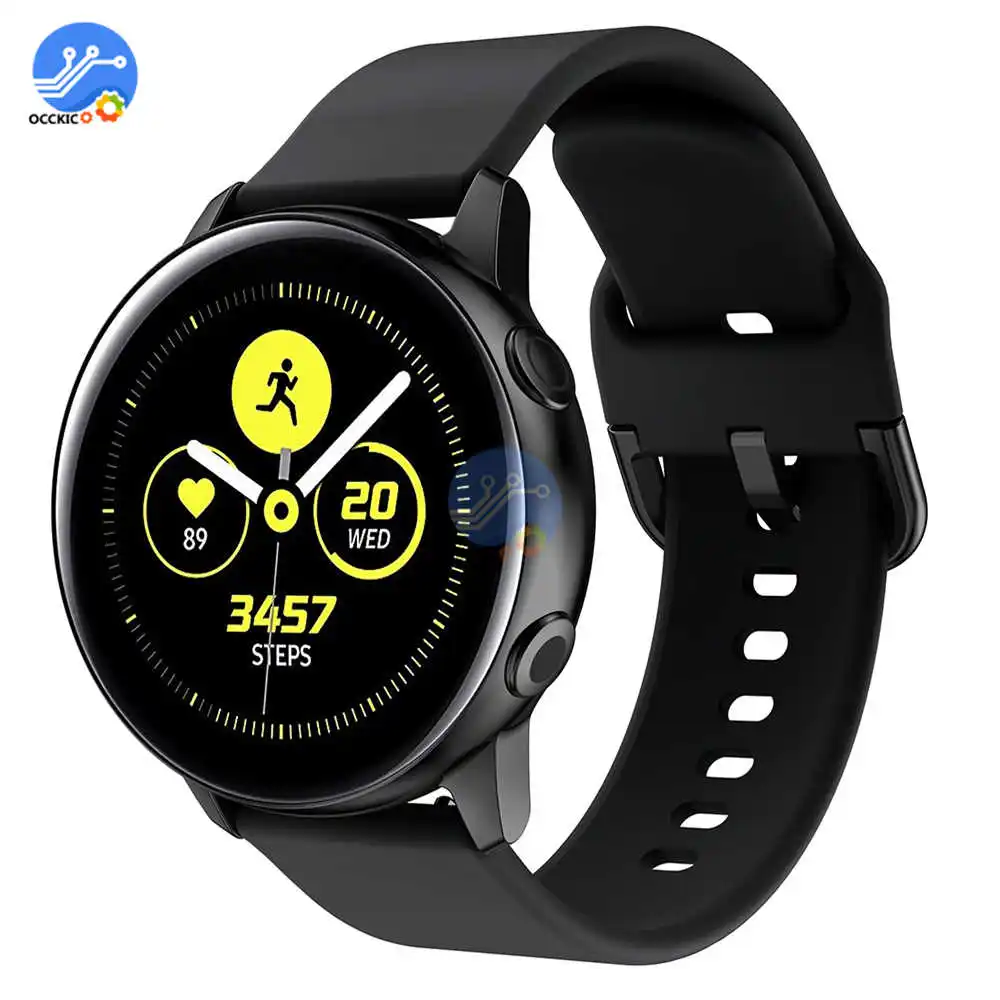 20 мм силиконовый ремешок для Samsung Galaxy Watch Active Smart наручные Аксессуары | Электроника