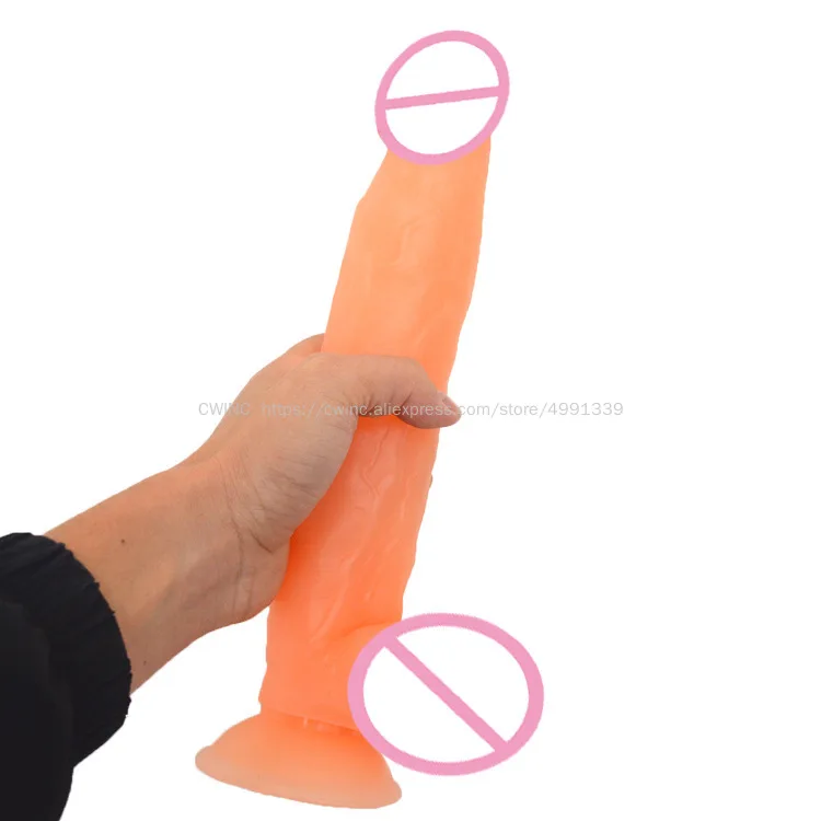Фаллоимитатор большого размера 12 дюймов водонепроницаемый с присоской для
