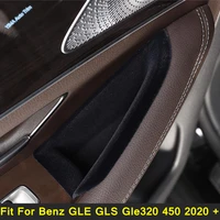 interior tidying accessories black for mercedes benz gle gls gle320 450 2020 2021 door handle armrest holder tray storage box