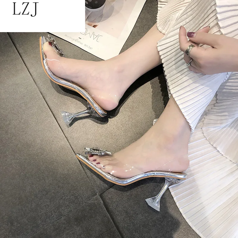 Роскошные женские туфли лодочки 2020 на высоком каблуке Туфли Пикантные с острым