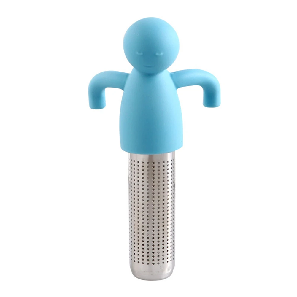 Забавные Little Man и Чай фильтр свободные аксессуары листик пивоварения Инструменты