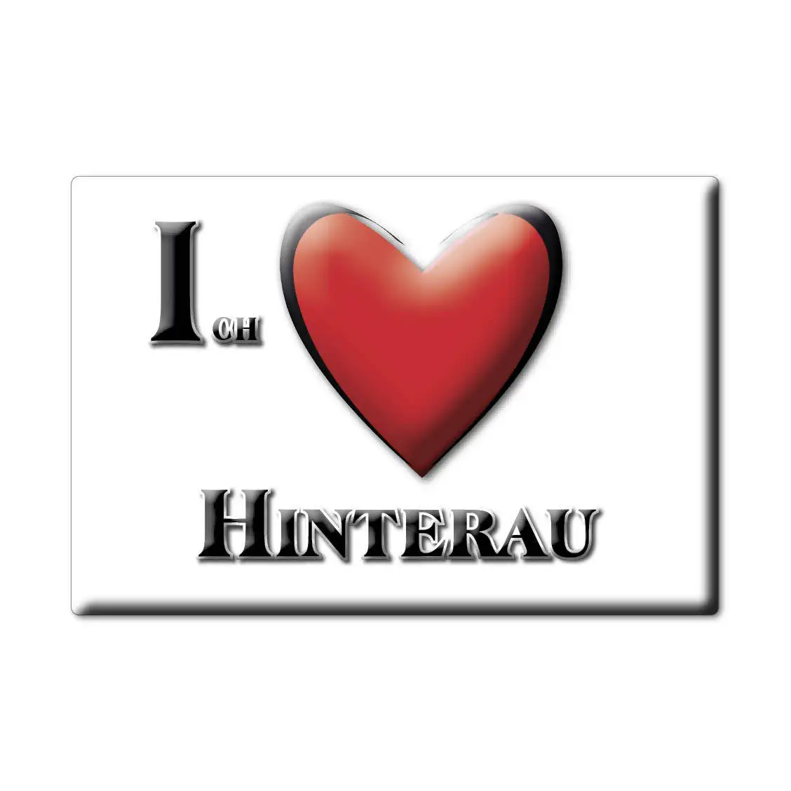 HINTERAU магнит lodeston BAYERN (ПО) Германия на холодильник сувенир я люблю подарок|Магниты