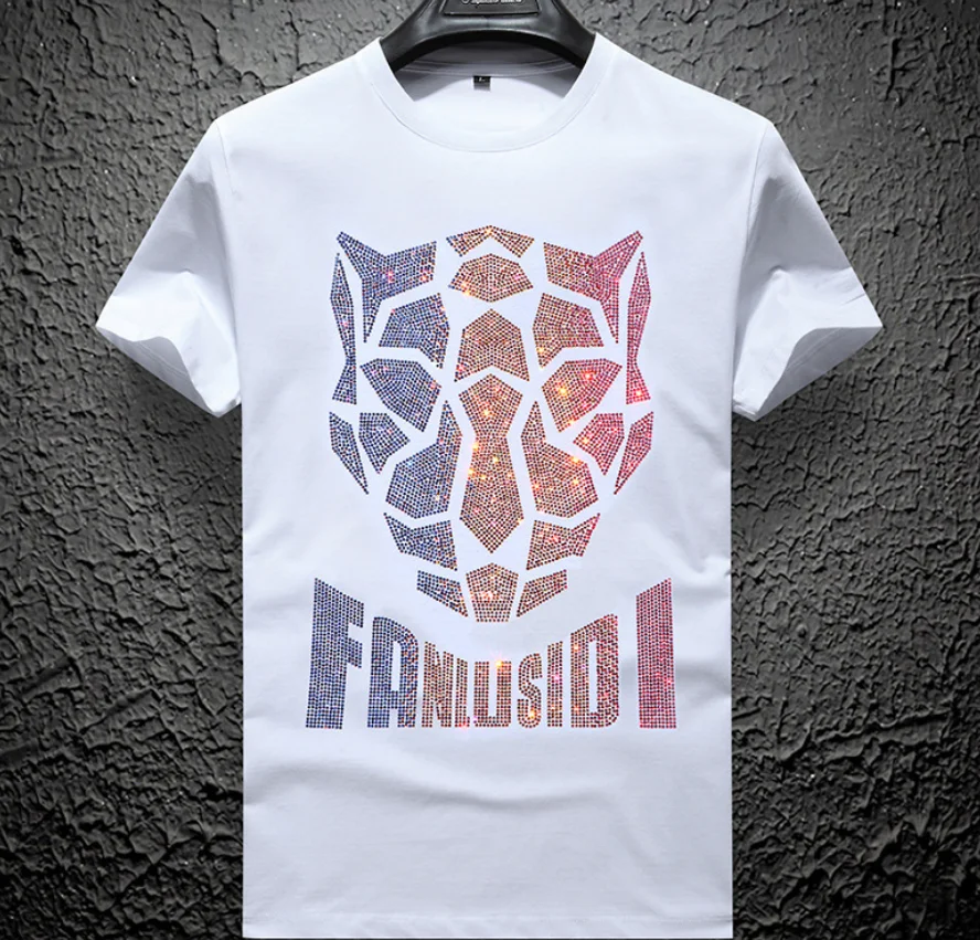 Футболка мужская с круглым вырезом забавная тенниска коротким рукавом