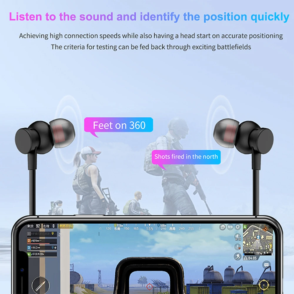 Магнитные HiFi Bluetooth наушники V5.0 спортивные беговые беспроводные шейные HD звонки LB