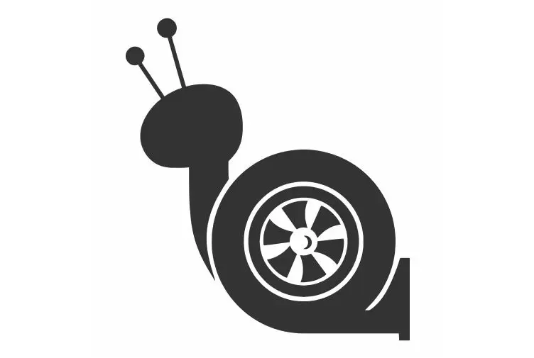 Улитка с маленьким веером листьем на задней крышке автомобильные наклейки для