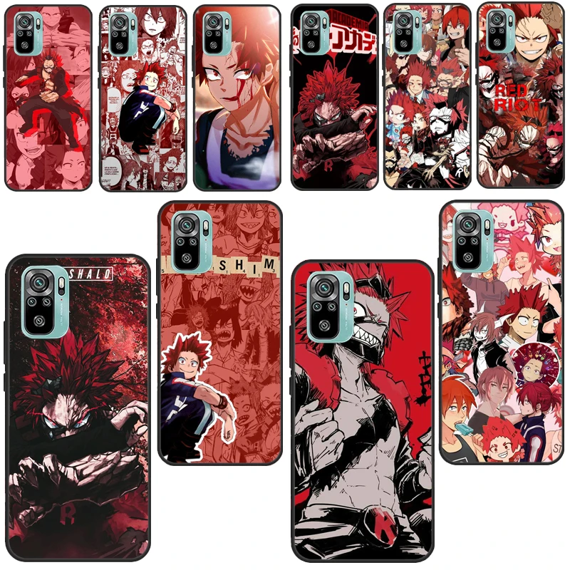Чехол для телефона Eijiro Kirishima аниме чехол Redmi Note 10 Pro 7 8 9 8T 9S 9A 9C 9T K40 6A 7A 8A | Мобильные