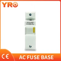 ac 1pc 1p fuse base 690v with led light matching fuse 22x58mm r017 only fuse base rt18 125am
