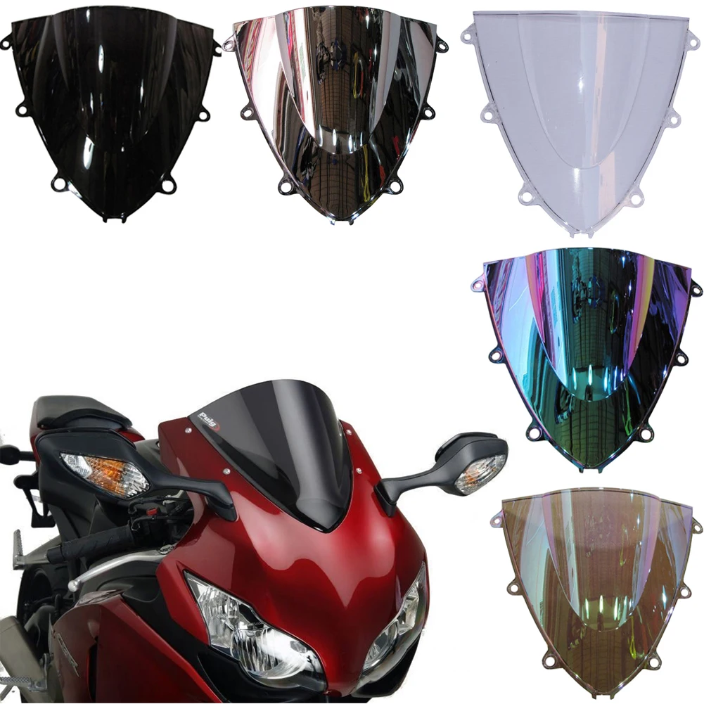 ALLGT тонированное ветровое стекло комплект лобового стекла для Honda CBR 1000rr 2008 2009 2010