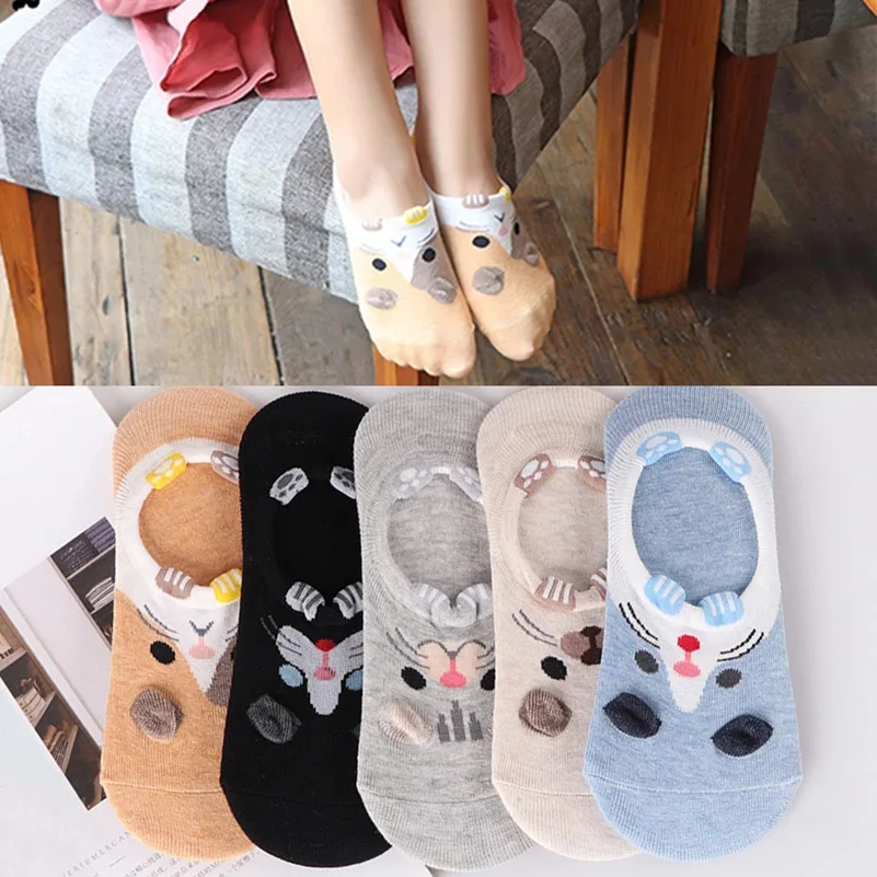 10 шт. = 5 пар/партия женские короткие носки | Женская одежда