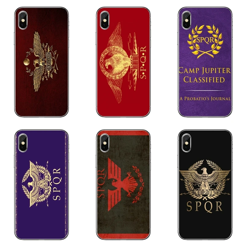 Мягкий чехол для Samsung Galaxy Note 10 9 8 5 4 S10E S10 Lite S9 S8 S7 S6 Edge Plus S5 S4 Mini SPQR Римский