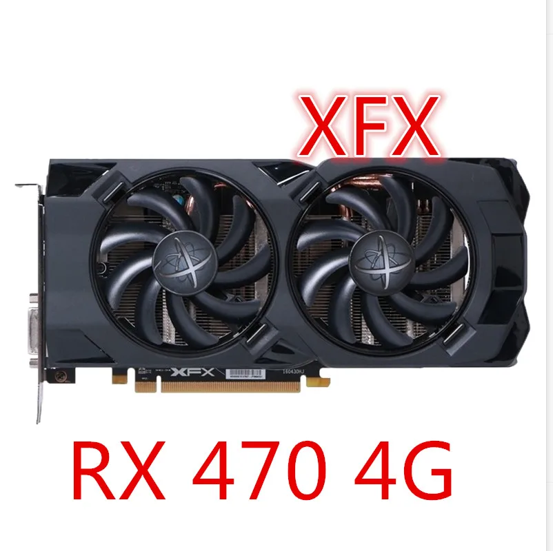 used RX 470 XFX 4GB 256bit GDDR5 desktop pc gaming graphics cards video card not mining 4G | Компьютеры и офис