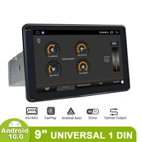 autoradio android 1 din radio with screen 9 inch android 10 central multimedia audio system gps tv digital wireless carplay 4g