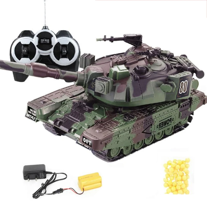 

1:32 Военная война Радиоуправляемый боевой танк тяжелая большая Интерактивная Игрушечная машина с дистанционным управлением модель пуль эл...