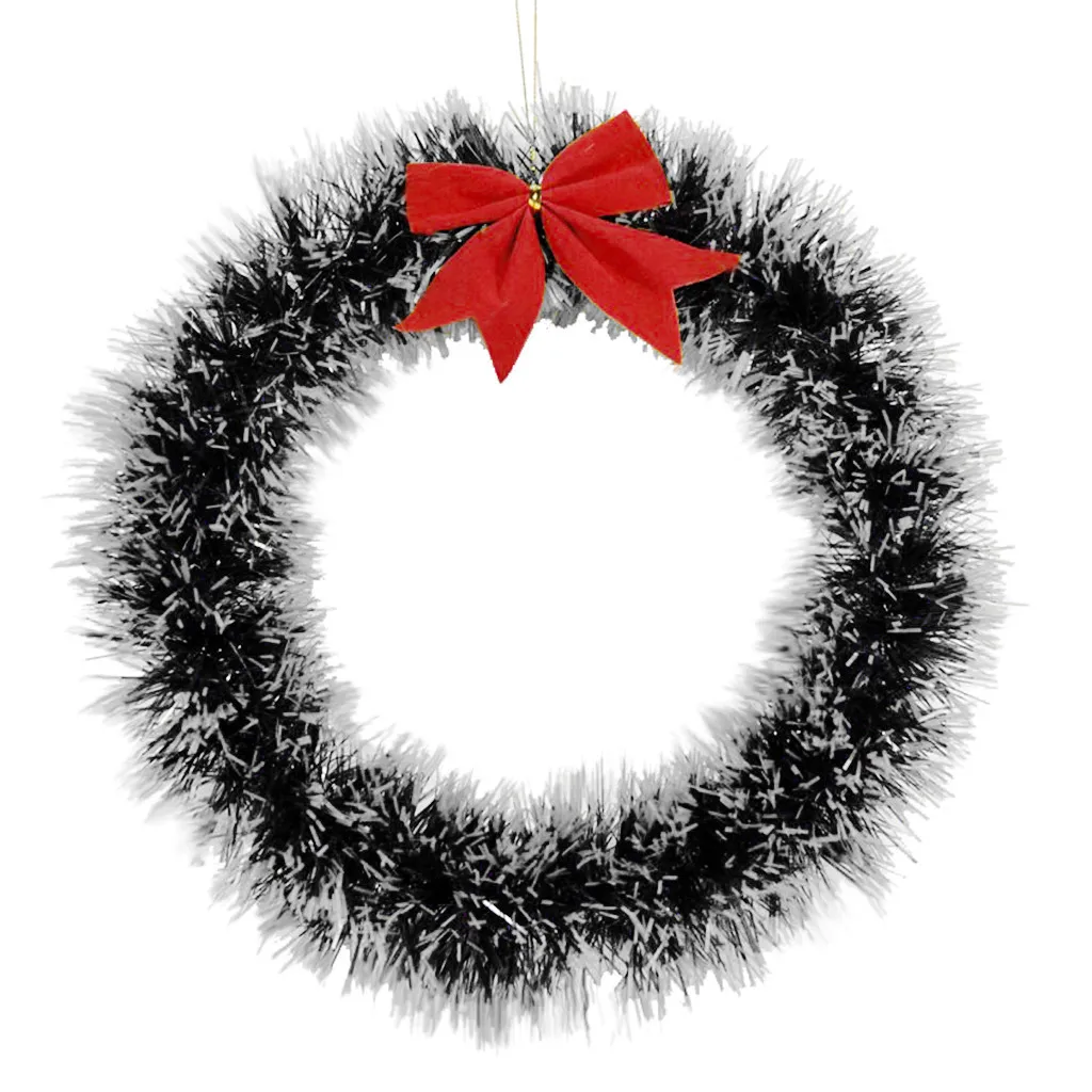 1 шт. Рождественское украшение для двери дерева венок подвесная вешалка окно