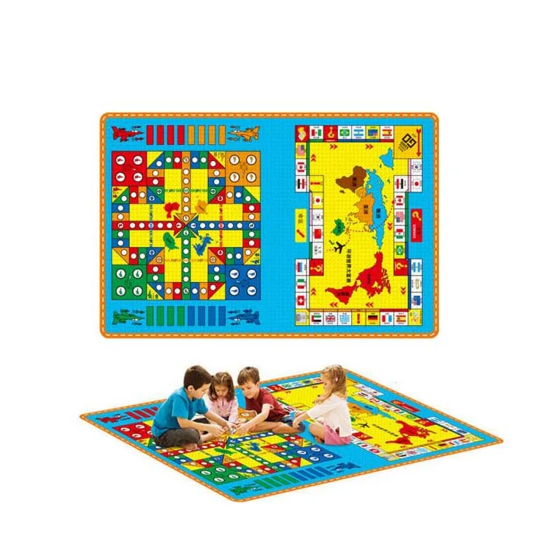 0 6 см толстый детский летающий шахматный коврик для ползания игровой одеяло