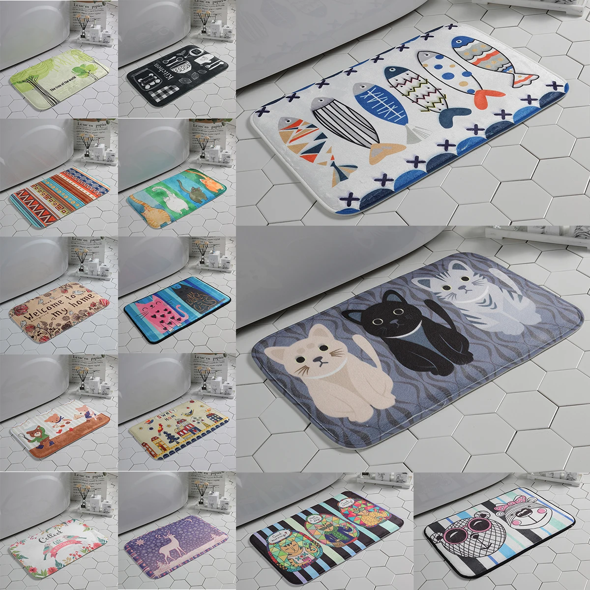 Фланелевый ковер для столовой мягкий напольный коврик гостиной ванной комнаты