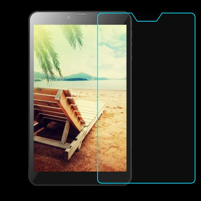 Взрывозащищенное Закаленное стекло Myslc 9H для планшета Wexler.TAB i80 + 8" | Компьютеры и