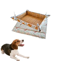 pet dog sleeping mat summer cat mat bed cooling and cooling deep sleep dog floor mat waterproof printing breathable pet nest