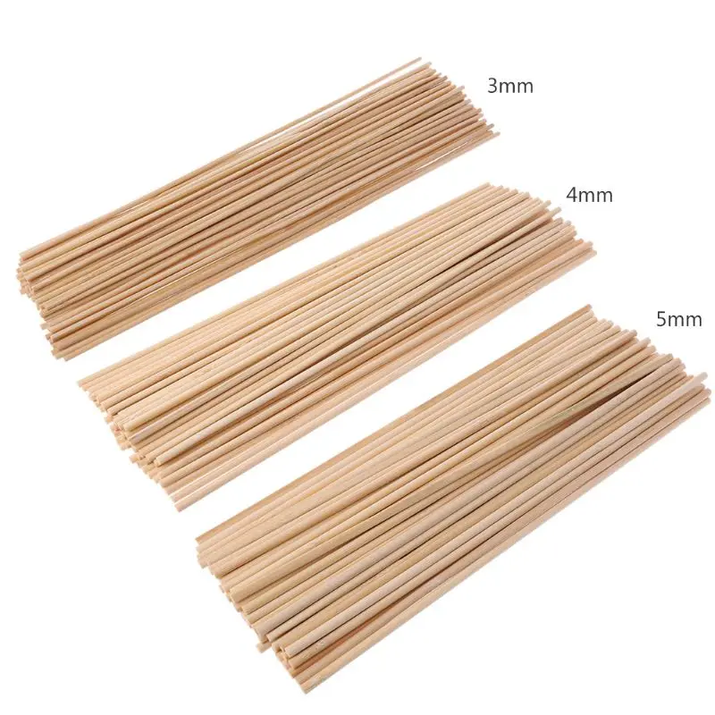 

50 Wooden Plant Grow Support Bamboo Plant Sticks Garden Canes Plants Flower Support Stick Cane