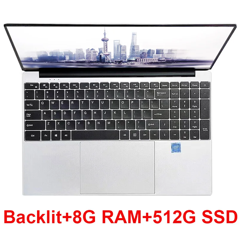 8G RAM 512G SSD 15,6 дюймовый ноутбук Intel i7 8 ГБ ОЗУ 1 ТБ 512G 256G 128G 64G SSD 1080P Windows 10 клавиатура с подсветкой Двухдиапазонная WiFi Игровые ноутбуки - Цвет: 8G RAM 512G SSD