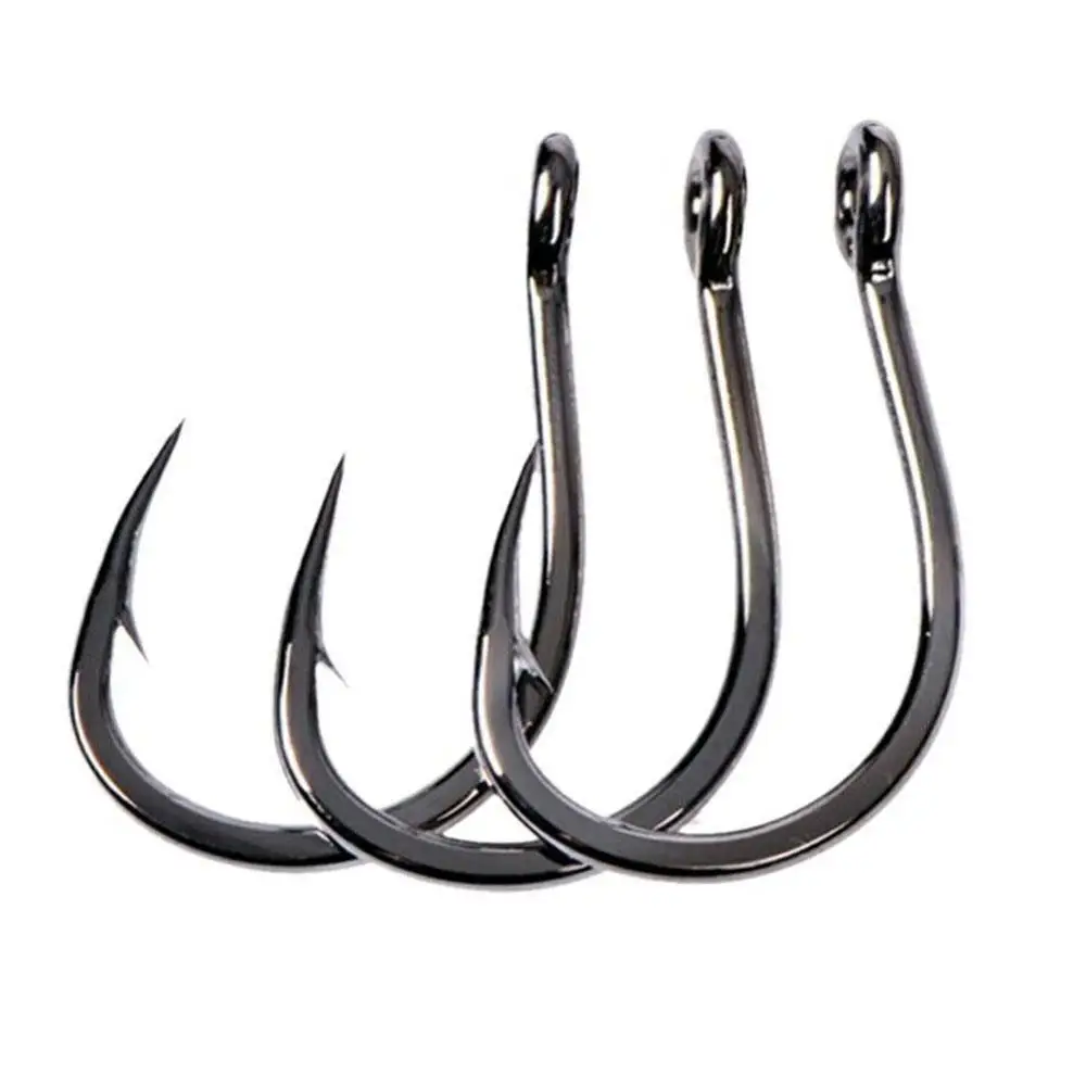 100 шт. рыболовные крючки Mustad 10881 из высокоуглеродистой стали | Спорт и развлечения