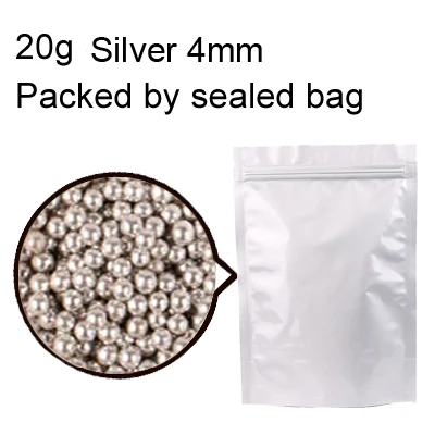 20g Silver 4mm 20 г золотые серебряные бусины съедобные жемчужные милые комочки помадный кекс своими руками для выпечки, Силиконовый Шоколад для украшения с помощью сахара форма для конфет глина GYH - Цвет: 20g Silver 4mm
