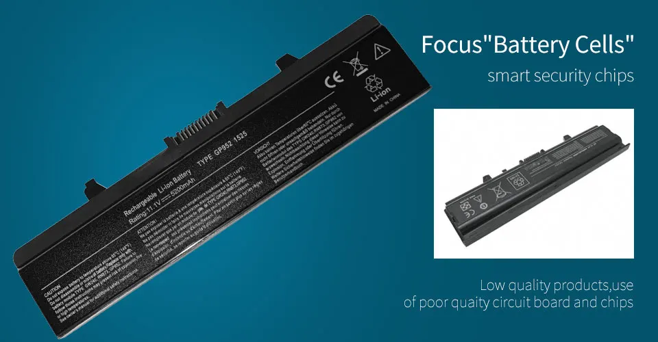 Ноутбук Батарея для Dell Inspiron 1525 1526 1545 1545 для Vostro 500 CR693 D608H GP252 GP952 GW240 GW241 WK380 WK381 WP193