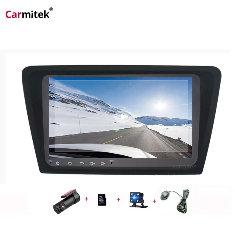 Автомобильное радио 2 din мультимедиа dvd стерео GPS-навигация Android для VW Skoda Rapid 2013 - 2019