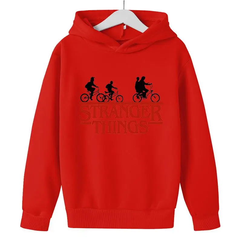 

children Hoodie Stranger Things Hoodies kid clothes girls Cotton Sweatshirt Clothing for boys Long sleeve Pullover Tracksuit