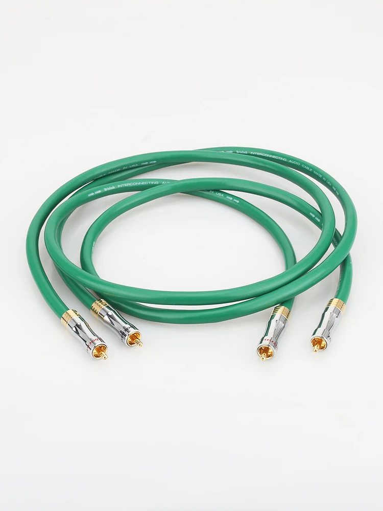 Аудиокабель 0 5 м 3 Hifi audio Audiocrast позолоченный разъем 2328 аудио 4N медный RCA