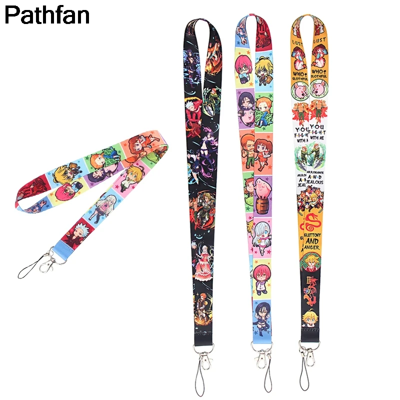 

20 шт./лот A4007 Patchfan аниме Kawaii ремешки ключи в мобильный телефон ремни ожерелье с отделением для карт, лямки ленты для подарки для детей