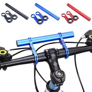 20cm bike handlebar extender mtb bicycle bracket bike stem tube extension for speedometer headlight phone rack light lamp holder free global shipping