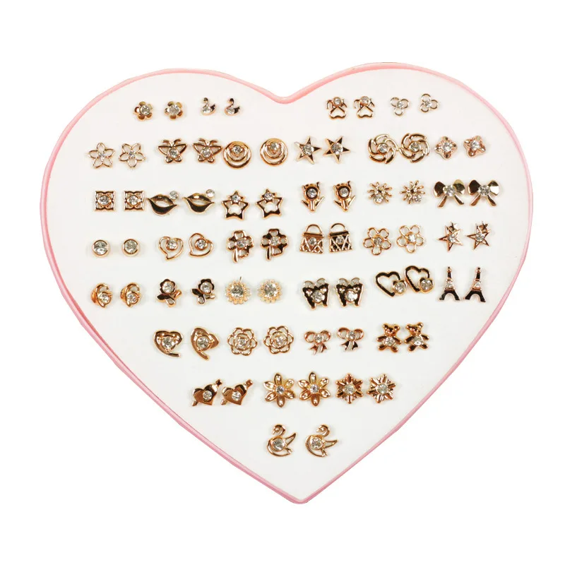 Серьги гвоздики для женщин новые модные милые серьги детей девочек в форме