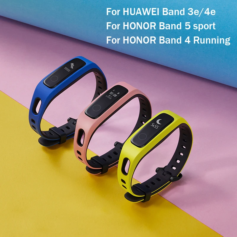 Силиконовый ремешок для зарядного устройства HONOR Band 5 Sport / HUAWEI 3e 4e сменный Браслет