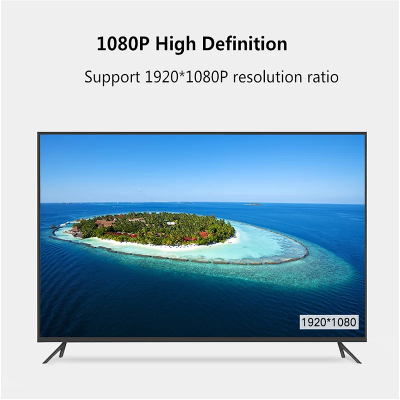 Адаптер HDMI в VGA с аудиокабелем сплиттер конвертер цифровой аналоговый HD 1080p для ПК