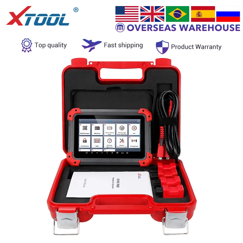 XTOOL X100 PAD OBD2 диагностический инструмент anto сканер ключ программист Настройка